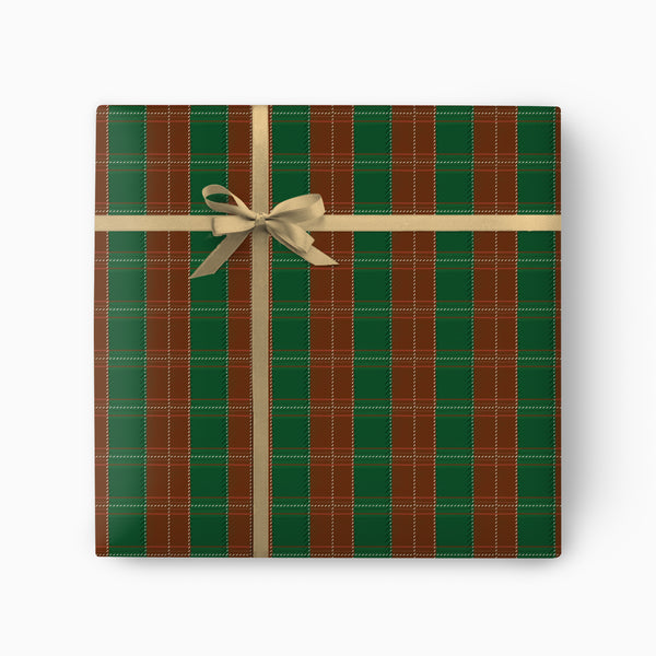 Wrapping Paper-GWP115 - Welsh Tartan Wrapping Paper-Whistlefish