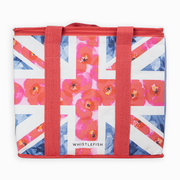 Cooler Bag-WFCB01 - Navy Poppy Union Jack Cooler Bag-Whistlefish