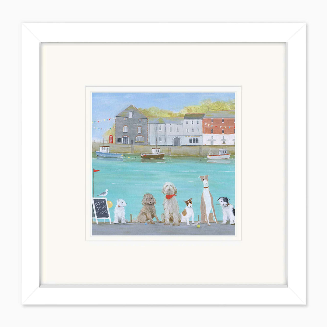 Card Frame-MD102 - White Card Frame 300mm x 300mm-Whistlefish