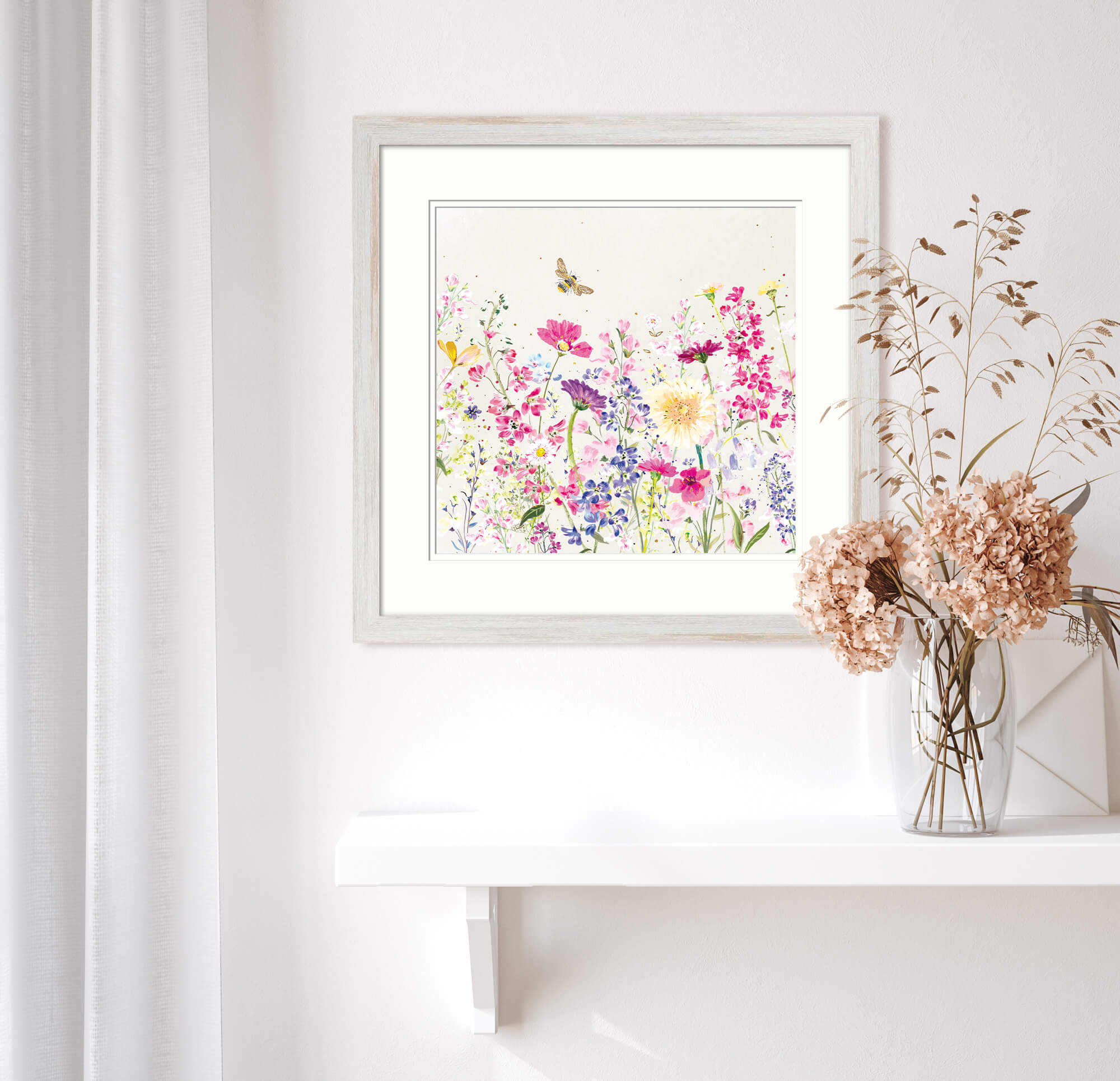 Wild Flowers Small Art Print - Whistlefish