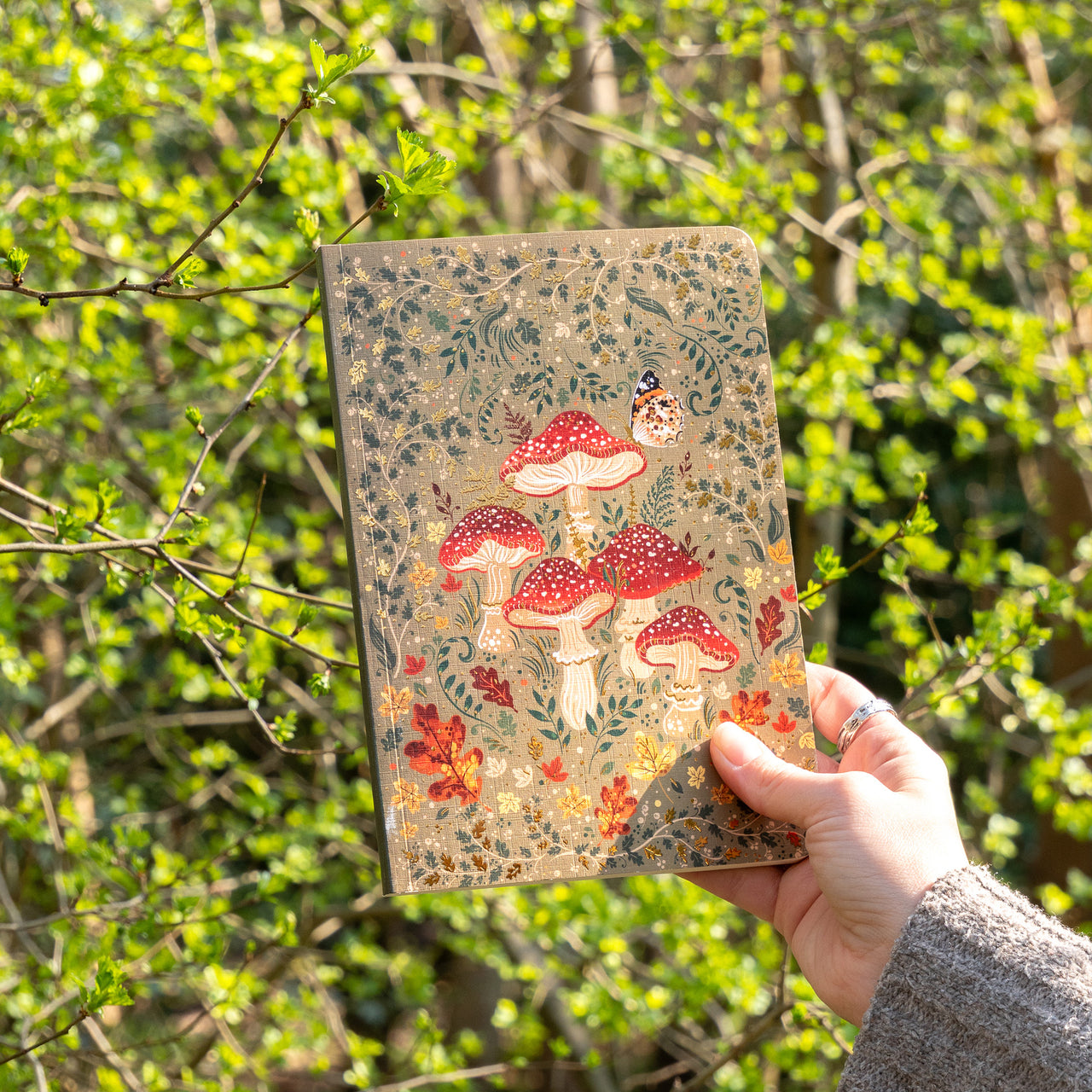 Notebook-WNB54 - Wild Mushrooms Notebook-Whistlefish