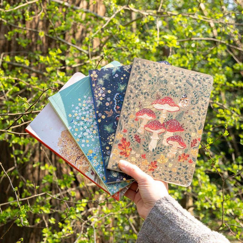 Notebook-WNB54 - Wild Mushrooms Notebook-Whistlefish