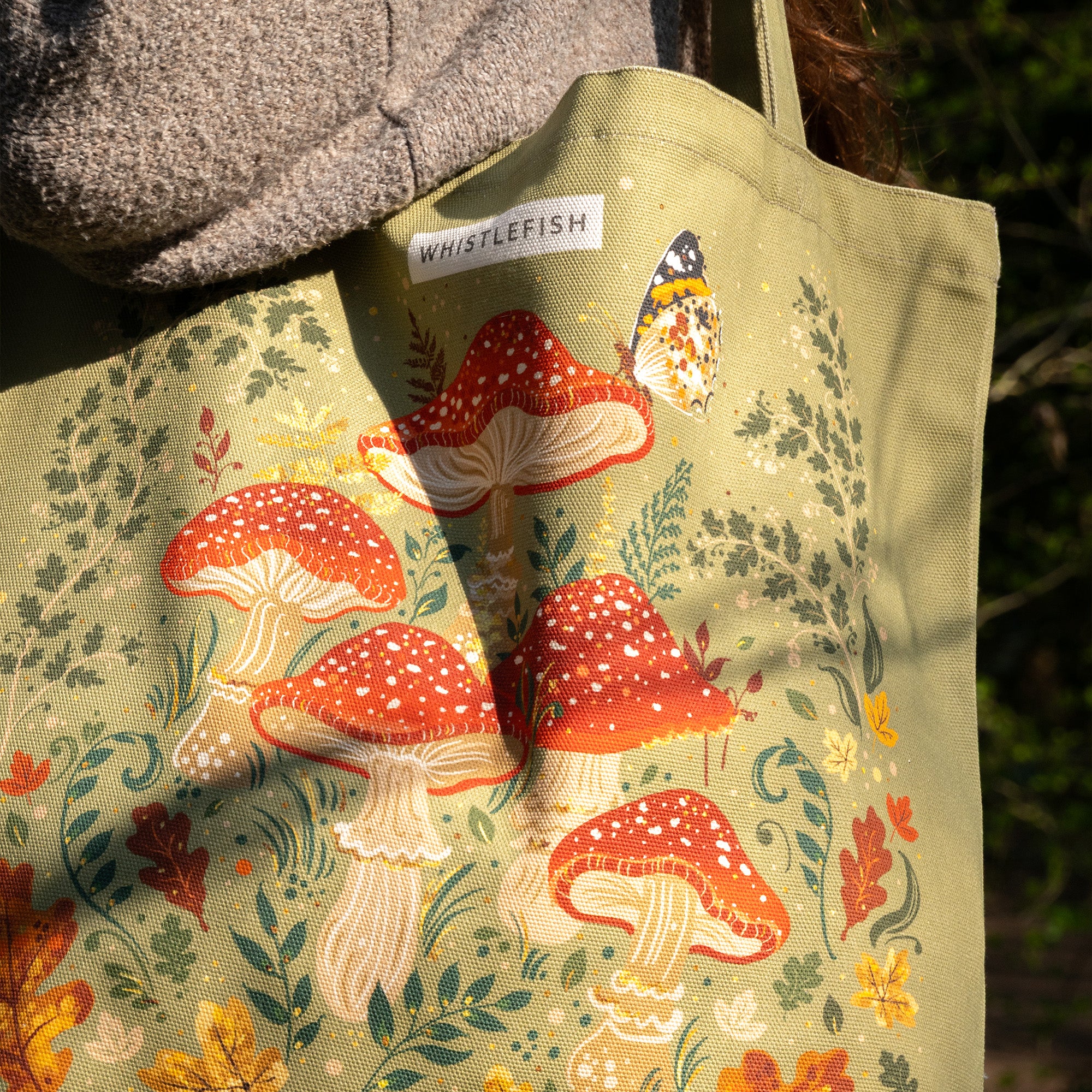 Tote Bag-WTB95 - Wild Mushrooms Tote Bag-Whistlefish