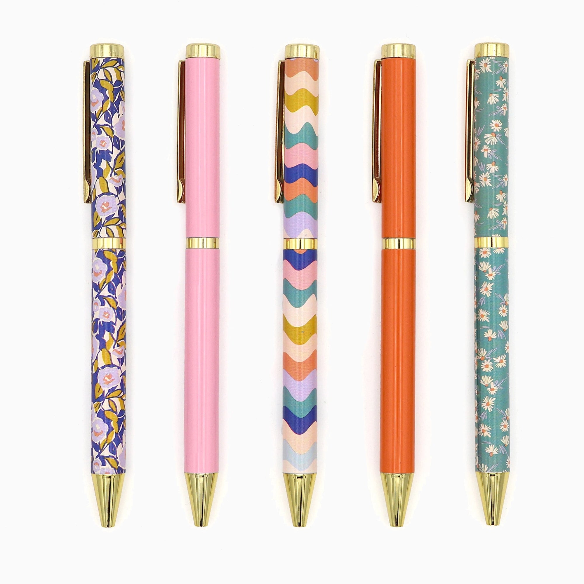 Set of Pens-RFS15241 - Willow and Belle Ballpoint Pens 5 Set-Robert Frederick