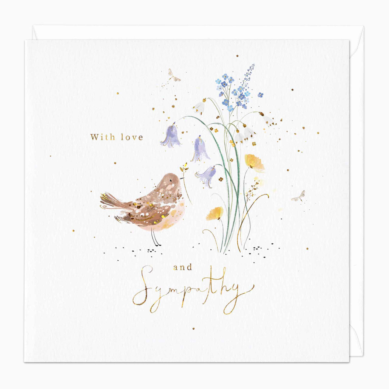 Greeting Card-F198 - With Love And Sympathy Card-Whistlefish