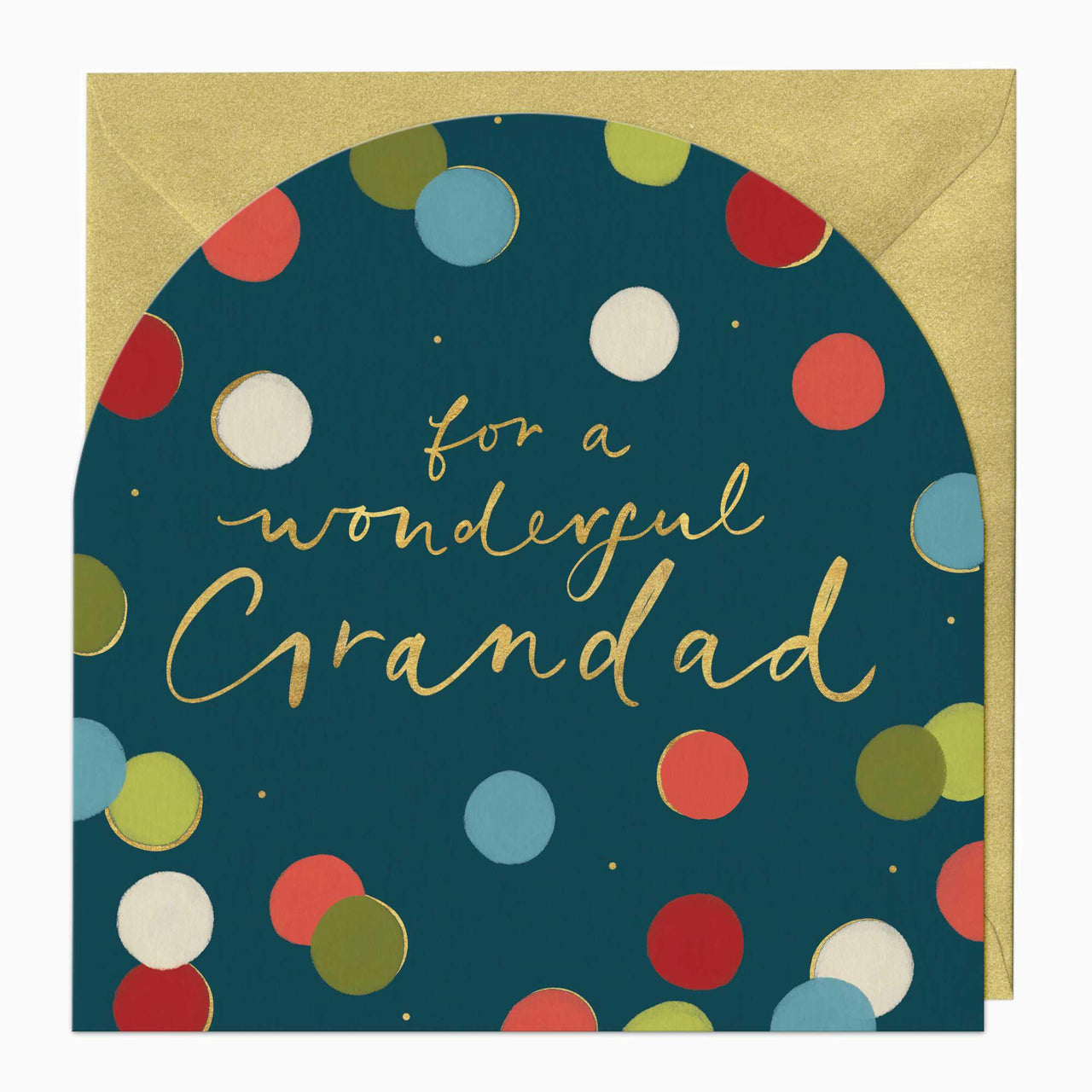 Greeting Card-F361 - Wonderful Grandad Arch Card-Whistlefish