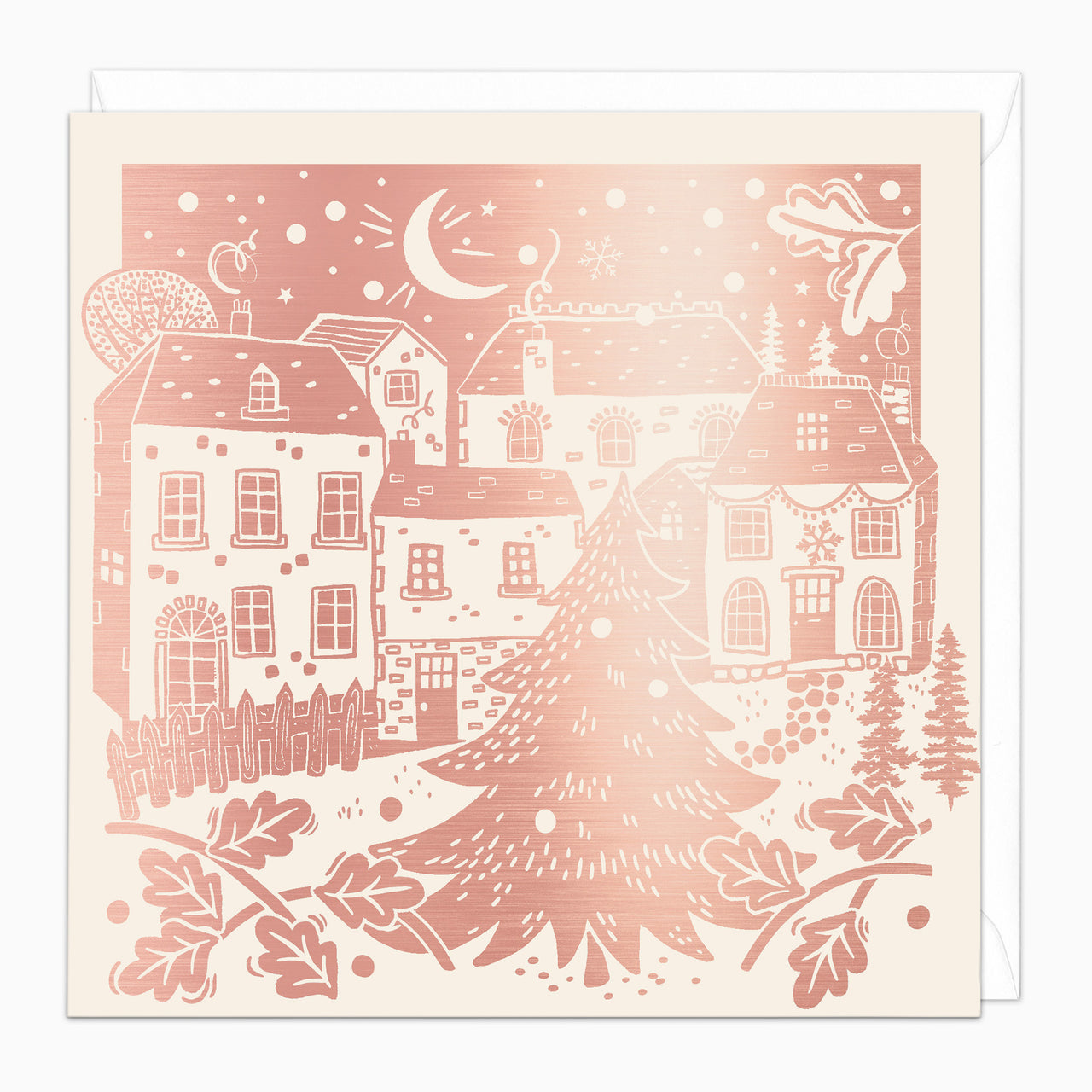 ZA063 - Town Square Christmas Card