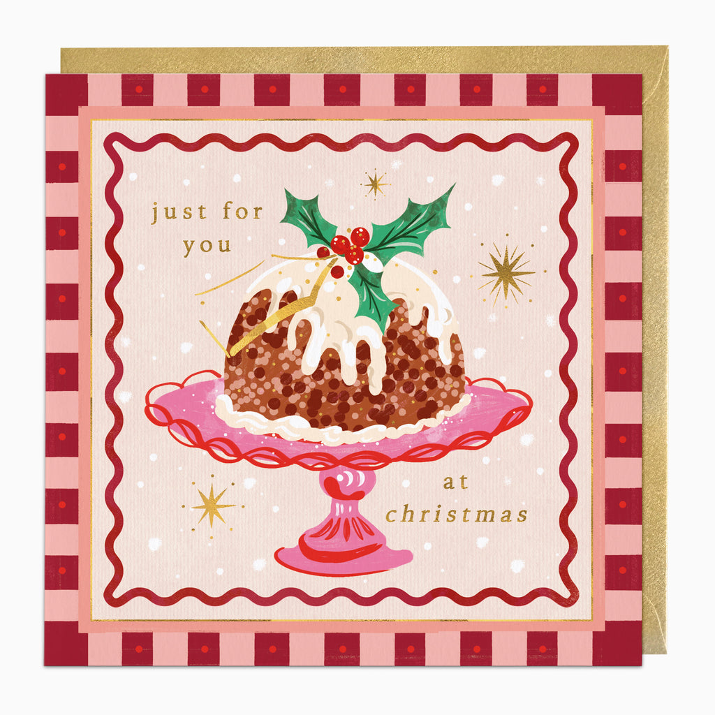 ZA300 - Vintage Pudding Christmas Card