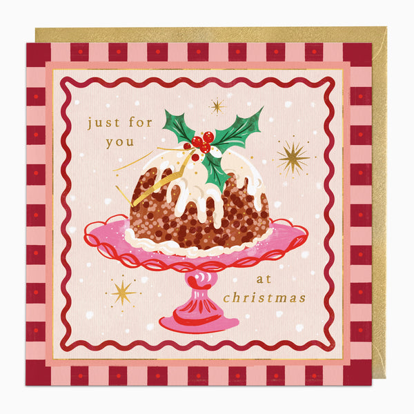 ZA300 - Vintage Pudding Christmas Card
