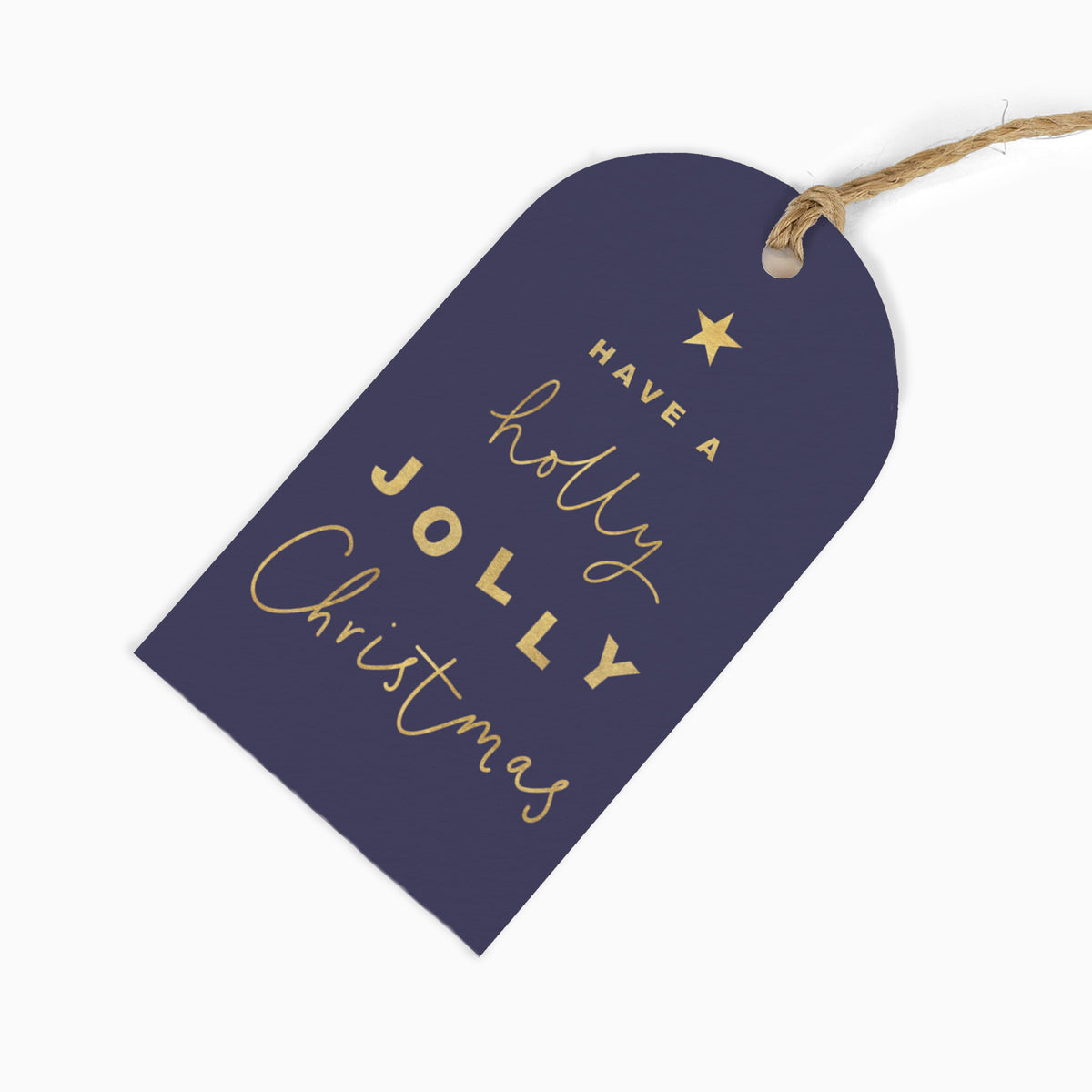 Jolly Navy Christmas Gift Tags (6 pack) - Whistlefish