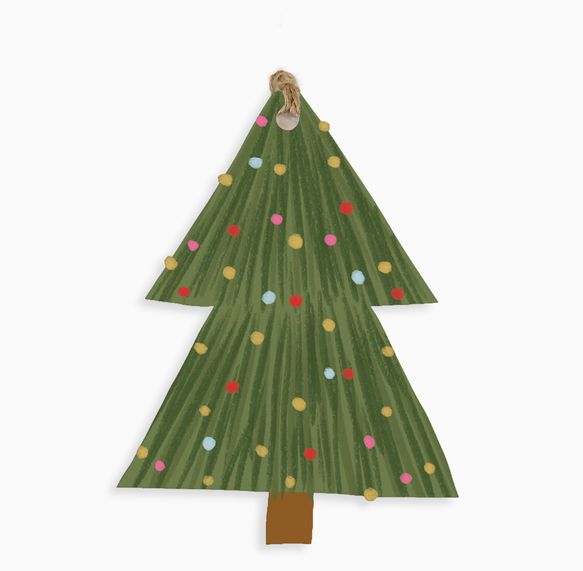 ZWT46 - Fun Tree Christmas Gift Tags (6 pack)