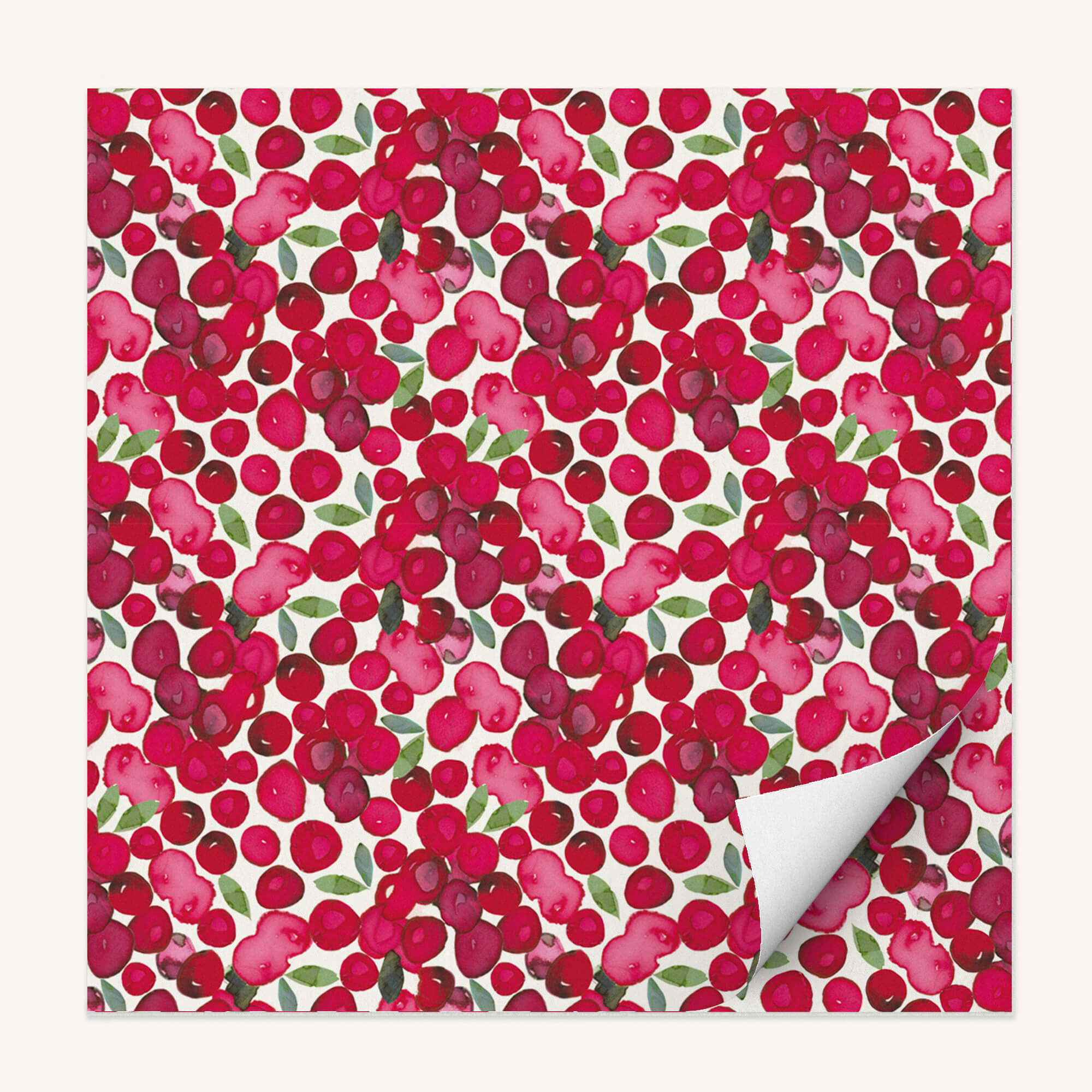 Red Berries Christmas Wrapping Paper - Whistlefish