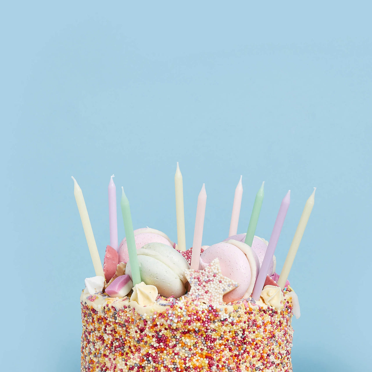 Candle-HBGP121 - Pastel Skinny Candles-HootyBalloo